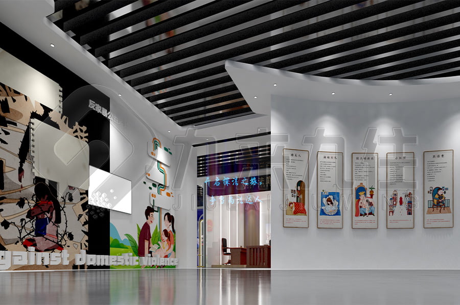 法制教育基地建設(shè)，法制教育展廳產(chǎn)品，法院法制教育展廳平面設(shè)計(jì)