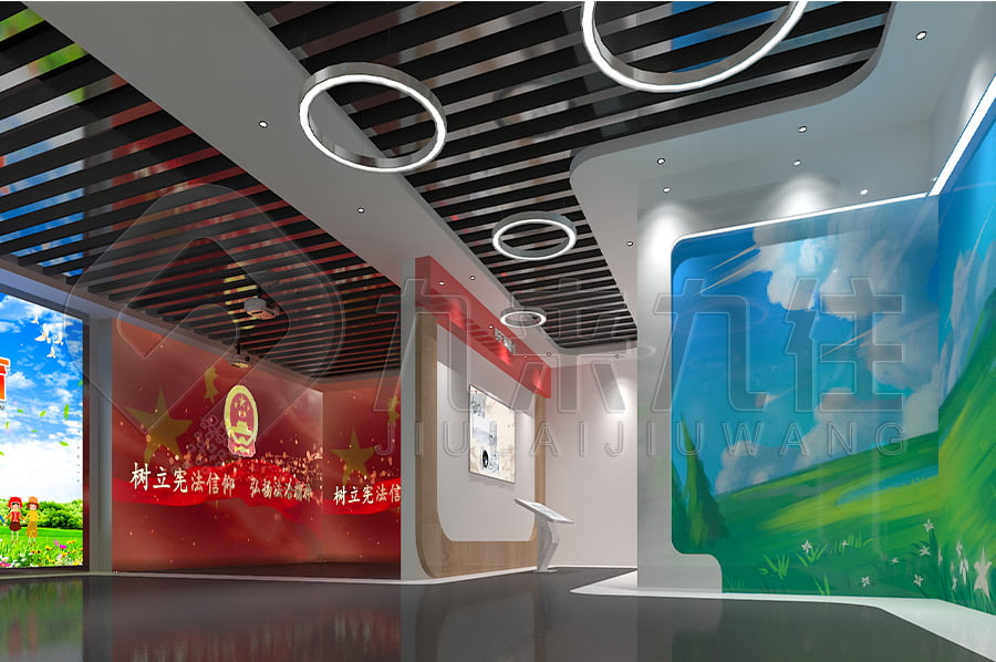 法制宣傳教育館，普法教育，展廳設(shè)計，多媒體設(shè)備