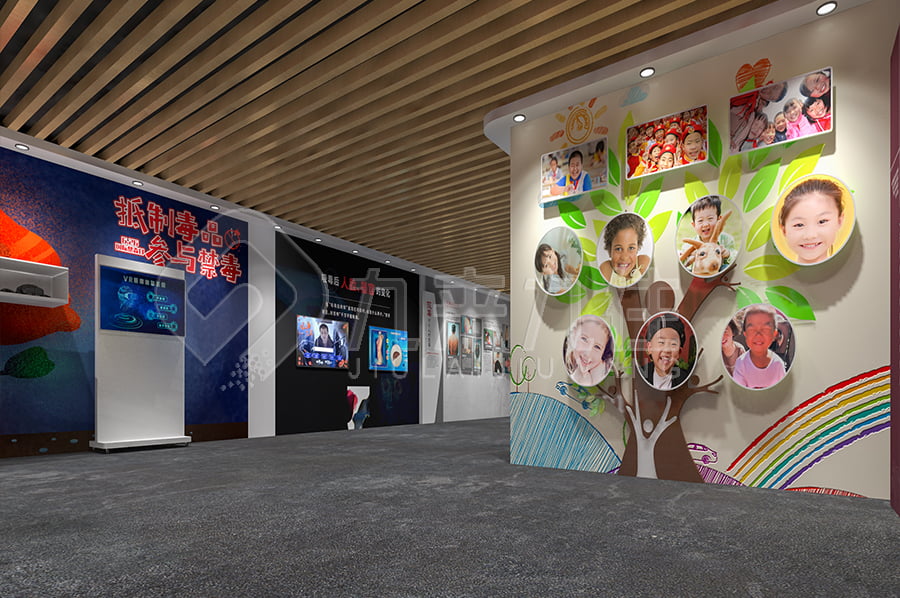 毒品預(yù)防基地建設(shè)，智慧禁毒展廳裝修公司，禁毒基地方案公司