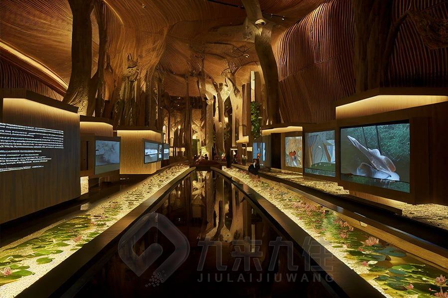 聲光電地質保護展廳設計,高科技展覽館裝修方案,互動地質保護展館建設