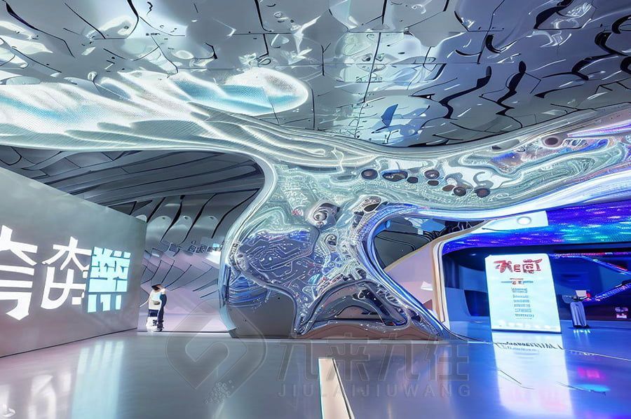 聲光電集團文化體驗館設計,環(huán)保展廳施工方案,九來九往多媒體展覽館建設公司