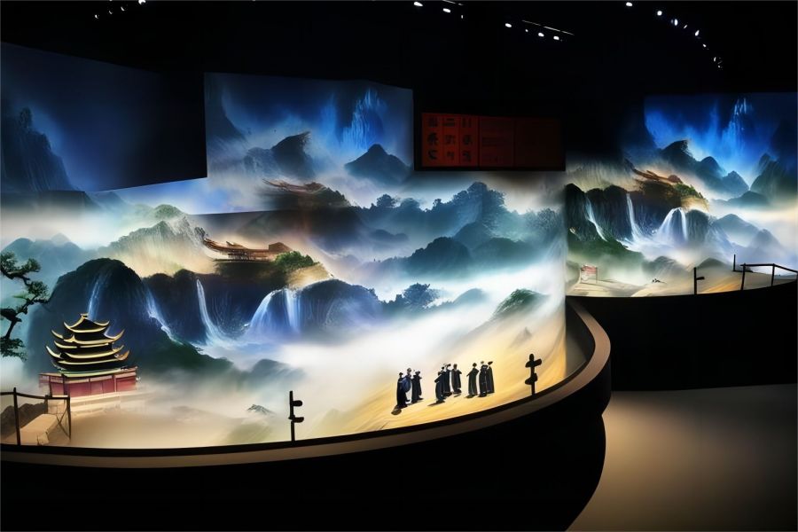 數字展覽規(guī)劃館效果圖