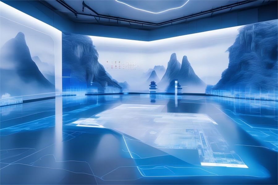 數字展覽規(guī)劃館效果圖