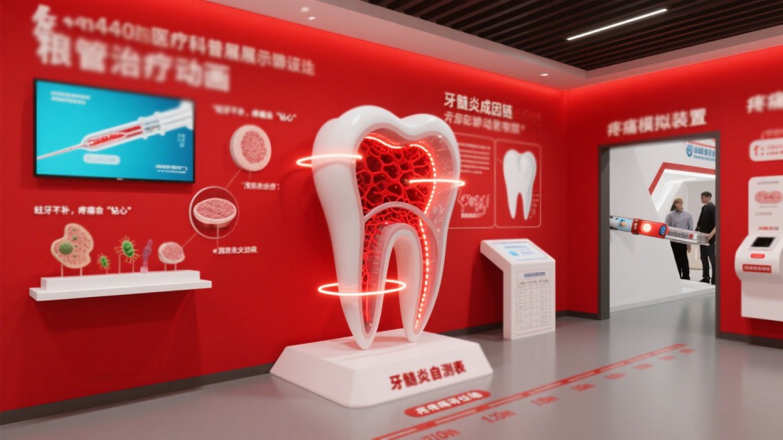 聲光電口腔展廳效果圖